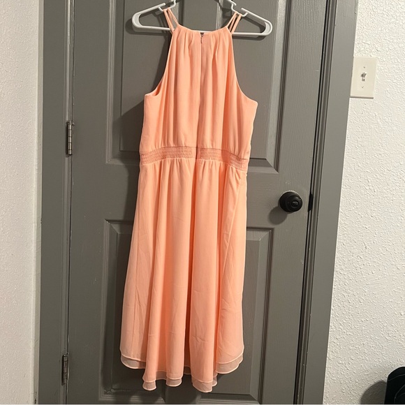 NWT White House Black Market Coral Dress - Picture 4 of 6